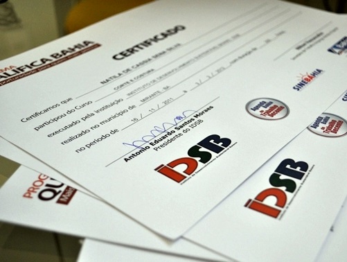 IDSB d incio s certificaes do Qualifica Bahia