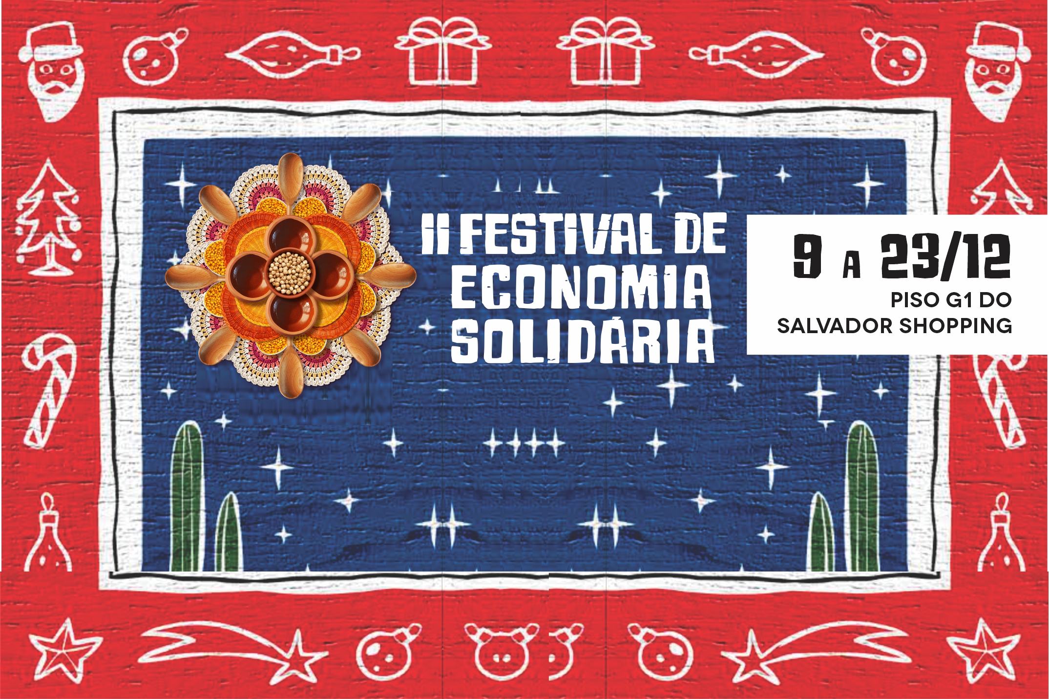 Festival de Economia Solidria impulsiona vendas do segmento no perodo natalino