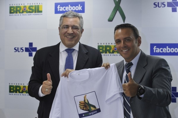 Ministrio da Sade e Facebook lanam campanha de doao de rgos - O IDSB curte essa ideia