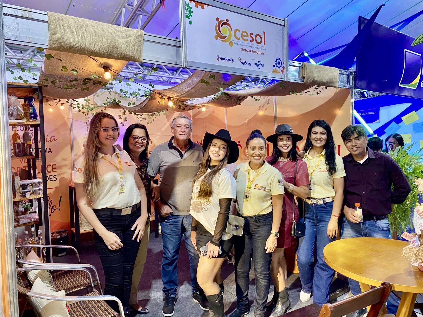 Cesol Sert�o Produtivo marca presen�a na 5� Feira de Neg�cios durante a Expo Guanambi 2026